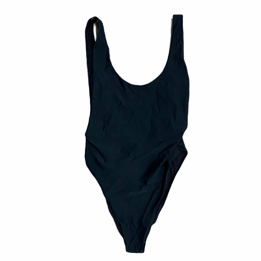 aerie Black One-Piece Swimsuit